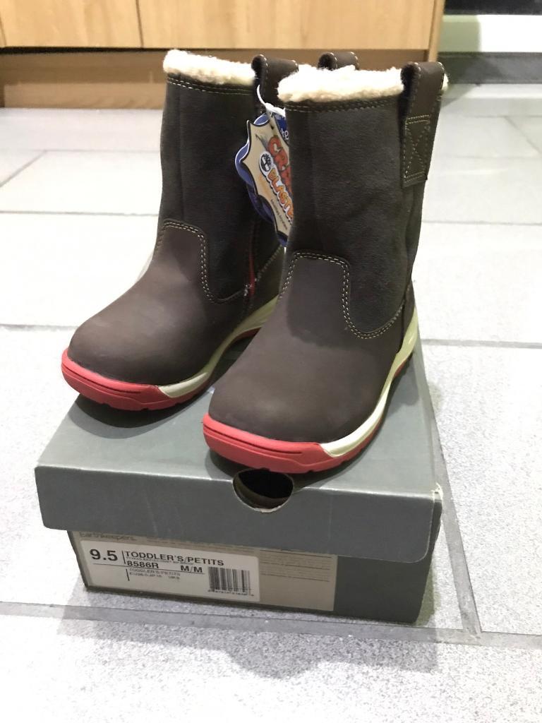 timberland toddler boots size 9